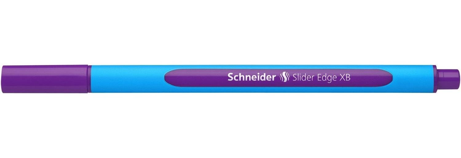 Schneider Slider Edge Stick Ballpoint Pen Extra Bold Violet – Ballpoint Pen, Violet, Extra Bold, Stainless Steel, 1.4 mm