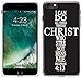 Iphone 6 Case,Hungo Compatible Soft Tpu Silicone Protective Cover Case Replacement For Iphone 6/6S Christian Quotes Bible Verses 4.7 Inches Psalm 2.3 Letter Cross