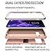 YOUMAKER Case for Galaxy S10+ Plus, Rose Gold Heavy Duty Protection Full Body Shockproof Slim Fit Without Built-in Screen Protector Cover for Samsung Galaxy S10 Plus 6.4 inch - Rose Gold/Pink