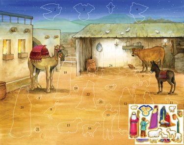 Bethlehem s Child Sticker Advent Calendar