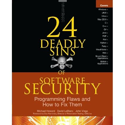 24 Deadly Sins of Software Security: Programming Flaws and How to Fix Them