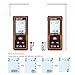 Laser Distance Measure, Meterk 131 Ft M/In/Ft Laser Distance Meters with Non Mute Function Large LCD Backlight Display Measure Distance,Area and Volume,Pythagorean Mode Battery Included