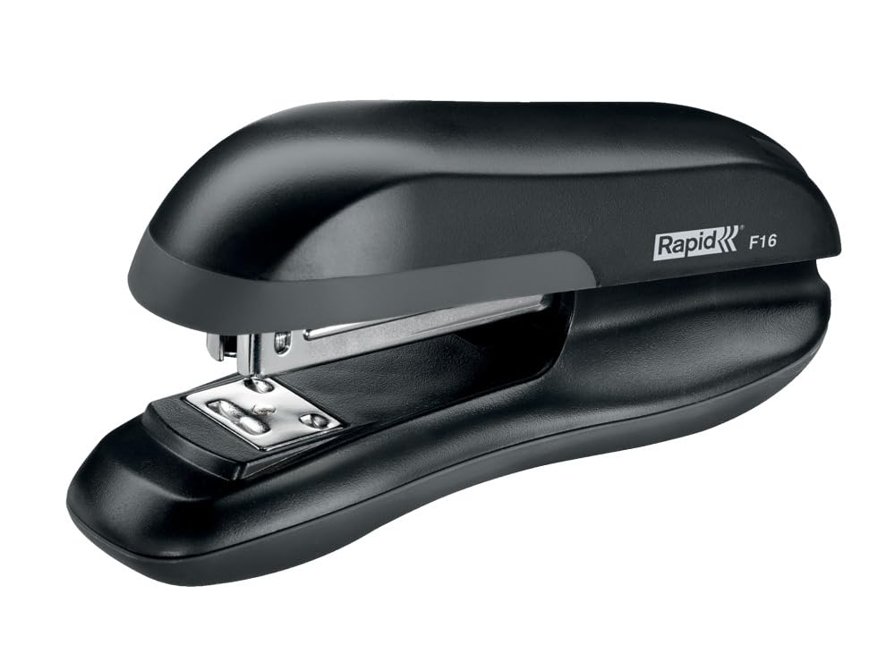 Rapid F16 Half Strip Stapler, 30 Sheet Capacity, Includes Staples, Stapling, Tacking and Pinning, Black, 23810501