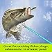 SANLIKE Fishing Gaffs Fishing Harpoon - Stainless Steel Tine Fish Spear Head 5 Prong Fishing Gig Barbed Salmon with 6mm Screw