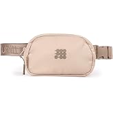 Cubitt Belt Bag &ndash; Lightweight Water-Resistant &ndash; Warm Beige | Crossbody Waist Bag for Travel &amp; Daily Use, 5kg Capacity