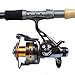 Sougayilang Baitfeeder Spinning Fishing Reel - Front and Rear Double Drag Brake System Reels - Great for Saltwater Freshwater Sea Bass Fishing
