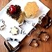 Cookie Cutters Pastry Fruit Cutters, Amison 12 Pcs Metal Stainless Steel Heart Star Circle Flower Shaped Mould