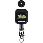 Gear Keeper Micro Retractor Super Zinger, Retractable Tether for Fishing | Fly fishing retractor for fishing accessories: forceps, pliers, nippers &amp; more, mount with QC split ring, USA Made