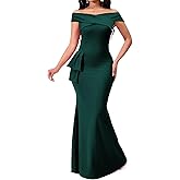 VisiChenup Elegant Formal Dresses for Women Sexy Cocktail Wedding Guest Evening Party Long Maxi Dress
