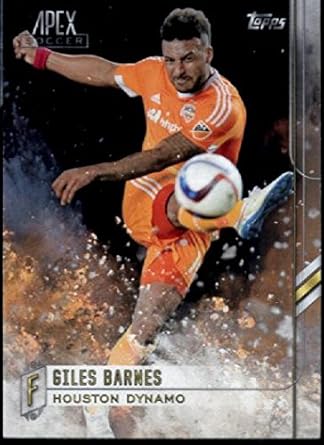 Amazon Com 2015 Topps Apex Mls 66 Giles Barnes Houston Dynamo