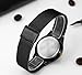 Tamlee Fashion Classic Slim Case Quartz Analog Mesh Stainless Steel Dress Watches for Men Black