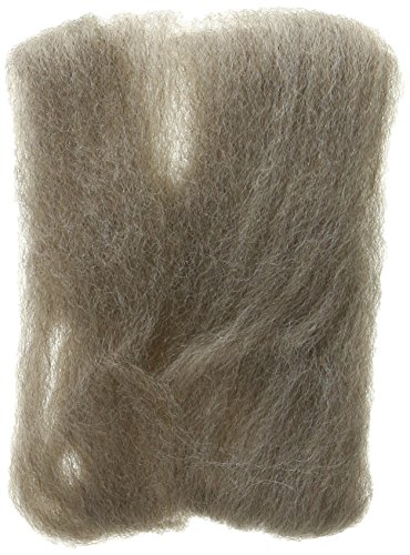 Wool Roving 12" .22 Ounce-Medium Gray