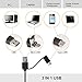 Ear Cleaning Endoscope, 3 in 1 Ear Wax Remover Tool 1.0Megapixels HD Waterproof Snake Camera with 6 Adjustable LED Light, Suitable For Android Phone & Computer (Micro USB/Type-C /USB PC)