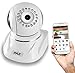 Pyle Indoor Wireless IP Camera - HD 1080p Network Security Surveillance Home Monitor System - Motion Detection, Night Vision, PTZ, 2 Way Audio, iPhone Android Mobile App - PC WiFi Access - PIPCAMHD82 (White)