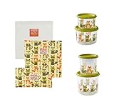 Sugarbooger Snack Bags, Sm & Lg Container Set, Fox