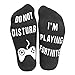 'Do Not Disturb' I'm Playing Fortnite' Funny Ankle Socks - Great Gamer Gift For Fornite Lovers,Birthday,Anniversary,Valentine's Day,Father's Day,Christmas Day
