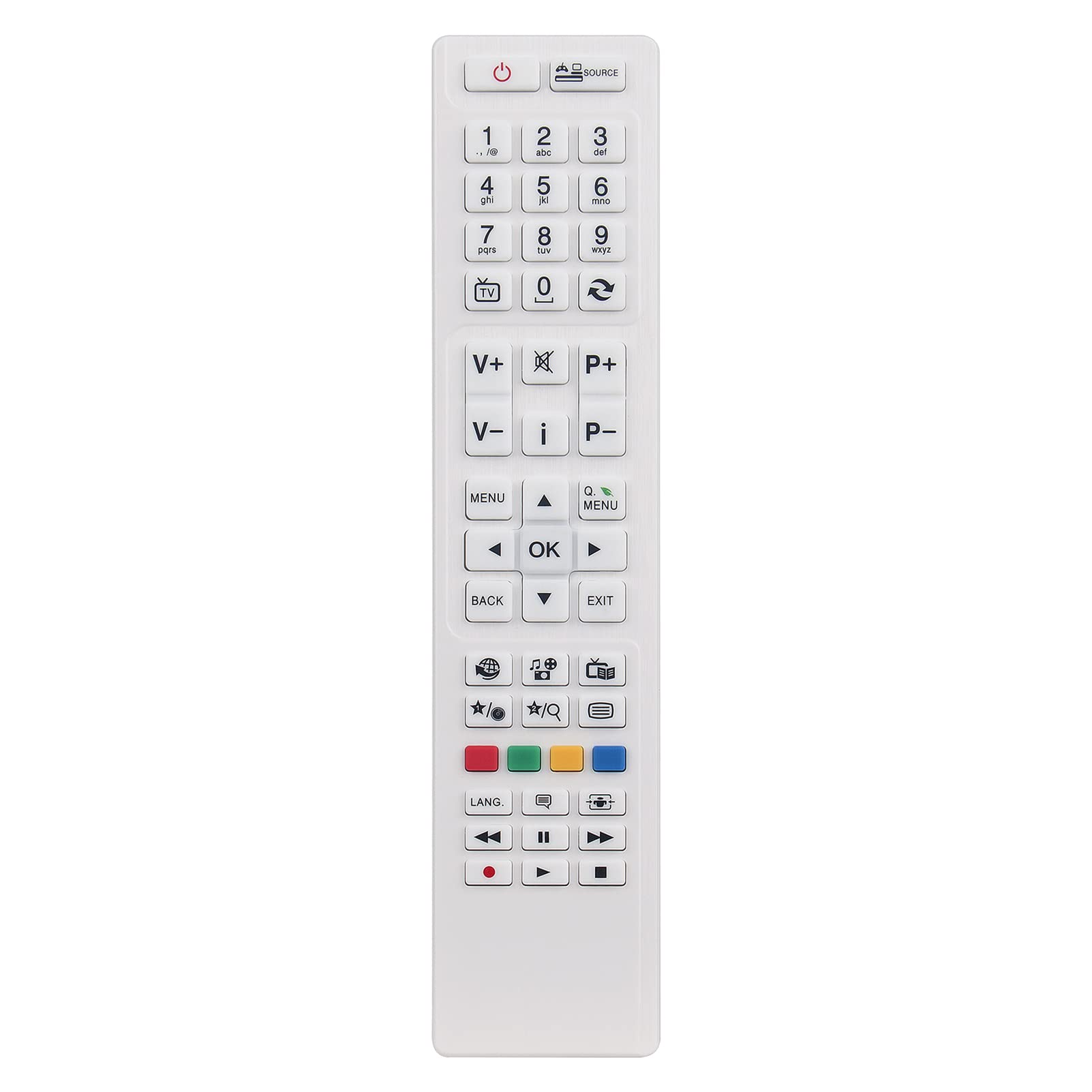 VINABTY RC4847 Replacement Remote Compatible with LCDTV LC-32LE350E-BK LC-32LE350E-WH LC-39LE350E-BK LC-39LE350E-WH LC-32LE352E-BK LC-32LE352E-WH LC-39LE352E-BK LC-39LE352E-WH LC-32LE350V-BK