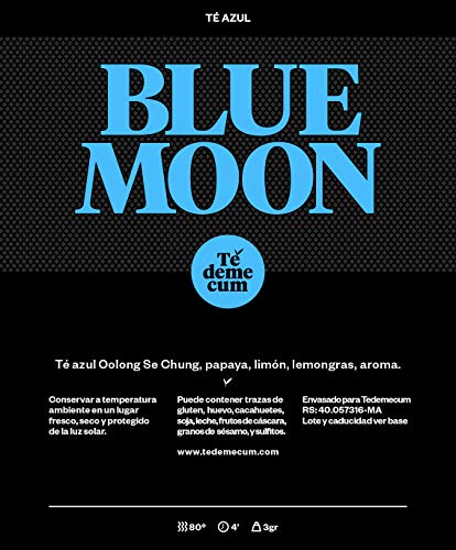 BLUE MOON PREMIUM Gourmet 100gr. Blauer Tee Oolong Se Chung, Zitronengras, Papaya, Zitrone, Aroma – Bild 3