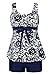 MiYang Women's Plus Size High Waist Printing Swimsuit Bathing Swimwear