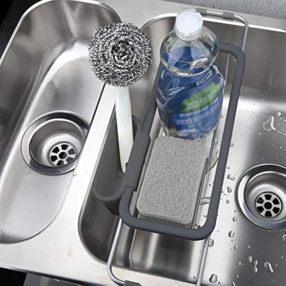 Premium Quality Sink Organizer Soap Sponge Holder Kitchen Sink, Rack Cup 11.8 eBay