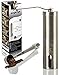 Premium Manual Coffee Grinder - Best Ceramic Burr for Precision Brewing - French Press, Aeropress Compatible - Perfect Conical Mill for Traveling - Stainless Steel Coffee & Tea Scoop by Eugenys