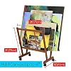 MEEDEN Art Print Drying Rack - Metal Display Storage With Rolling Casters For Artworks