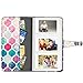 Fintie Wallet Photo Album for 3-Inch Film- 108 Pockets Snap Fastener Album for Fujifilm Instax Mini 11/Mini 9/Mini Link Printer, Canon Ivy CLIQ, Polaroid, KODAK Instant Print Camera, Moroccan Love