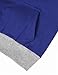 Timeson Women's V-Neck Long Sleeve Pullover Hoodies with Kangaroo Pocket