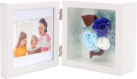 Amazon Anlunob プリザーブドフラワーフォトフレーム 55インチ 66インチ ガラス写真フレーム Mdf エターナルローズ 写真フレーム入り 誕生日 記念日 バレンタインデー 感謝祭 プリザーブドフラワー オンライン通販