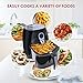 Elite Platinum EAF-05 Electric Digital Hot Air Fryer Oil-Less Healthy Cooker, Timer & Temperature Controls, PFOA/PTFE Free, 1400-Watts with Recipes, 3.2 Quart, Black