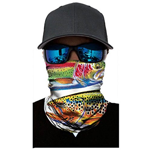 Unpara Outdoor Neck Gaiter Head Scarf Neck Windproof Face Mask Sun Protection Headband For Outdoor, Bikers, Hunters, Hikers, Sports, Fishing (C)