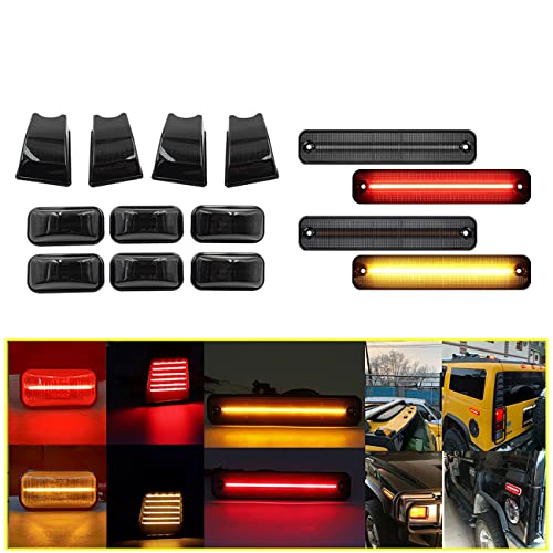 Linterna Hummer 14 Pack Hummer H2 Cab Roof Lamps Compatible with 2003-2009 Hummer H2 ...