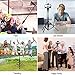 55” Phone Tripod Stand & Selfie Stick Tripod, All-in-One Extendable Camera & Cell Phone Tripod with Wireless Remote and Phone Holder, Compatible with iPhone Andriod Phones Black