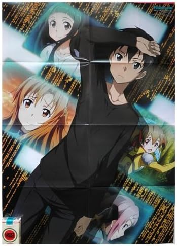 Promo Poster Sword Art Online Accel World Kirito Asuna Yui Promo Poster Sword Art Online Accel World Kirito Asuna Yui