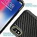 ZVEdeng Credit Card Case Compatible with XR, Carbon Fiber Card Clip Money Pocket Shockproof Slim Card Grip Case Cover for XR 6.1'' Black