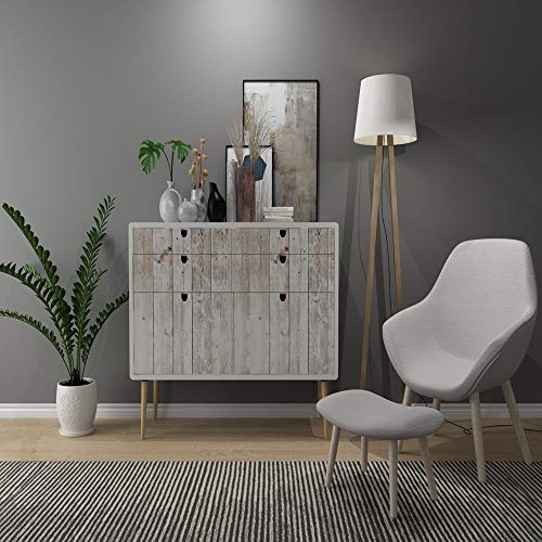 Abyssaly Wood Wallpaper 17.71" X 118" Self-Adhesive Removable 17.71 In