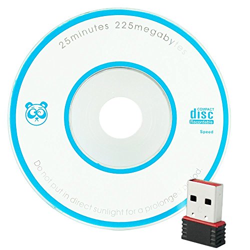Zibo Mini USB Wifi Wireless Adapter, 150Mbps, Supports Windows XP, Vista, 7, 8 and Linux