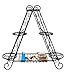 HLC 3-Tier A Frame Plant Pot Stand with Bottom Shelf