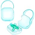LANEYLI Pacifier Holder Clip Binky Clip 2 Pack Blue Hook Design