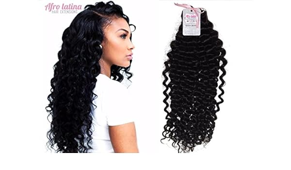 Amazon Com Afro Latina Hair Extensions Loose Curly Natural Color