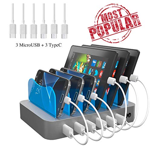Hercules Tuff Charging Station for Multiple Devices 2-in-1 Device Organizer + Charger (Short Cables  - //coolthings.us