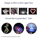 Elfeland 500pcs x 5mm Light Emitting Diode LED Lamp Assorted Kit 7 Color White Red Blue Green Yellow Orange Purple/UV Super Bright & Long Working Time