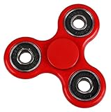 iAite New 2017 Tri Spinner Fidget Toy Anxiety Relief - Helps Reduce Stress and Racing Mind Due to ADD ADHD - Super Spin 2-5 min EDC gadget-Smooth - Easy to Carry-Precision brass material-Non 3D