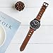 for Samsung Galaxy Watch 46mm / Gear S3 Bands, Loxan 22mm Premium Soft Genuine Leather Watch Band, Replacement Smart Watch Strap for Gear S3 Frontier/Classic, Brown