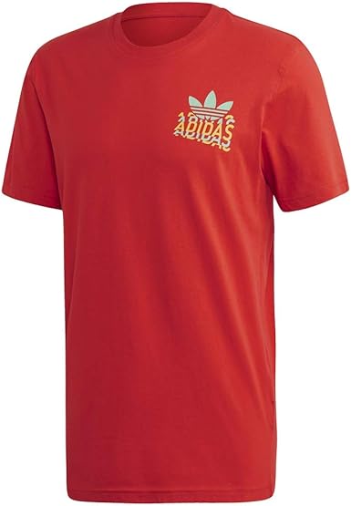 adidas originals red t shirt