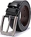 QUEYUB Men's Dress Belts Genuine Leather 1.5