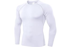 SPVISE 1 or 3 Pack Men's Compression Shirts Long Sleeve Workout Gym T-Shirt Running Top Cool Dry Sports Baselayer Undershirts