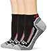 Carhartt womens Plus Force Performance Work Crew 3 Pair Pack Casual Sock, Black, Medium US
