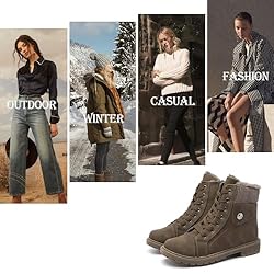 hash bubbie Women's Waterproof Ankle Boots Non Slip
