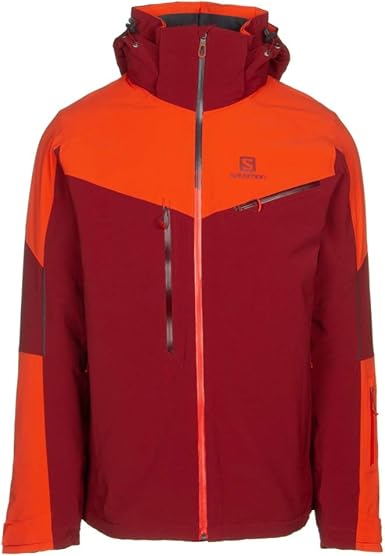 salomon orange ski jacket